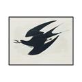 Picture of Vintage Black Sooty Tern _GroupedProduct_Rectangle_Landscape_Canvas_Framed_