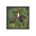 Picture of Tropical Paradise Toucan Bird _GroupedProduct_Square_Canvas_Framed_