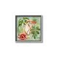 Picture of Tropical Paradise Cockatoos Bird _GroupedProduct_Square_Canvas_Framed_