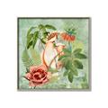 Picture of Tropical Paradise Cockatoos Bird _GroupedProduct_Square_Canvas_Framed_