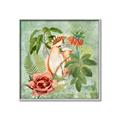 Picture of Tropical Paradise Cockatoos Bird _GroupedProduct_Square_Canvas_Framed_