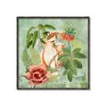 Picture of Tropical Paradise Cockatoos Bird _GroupedProduct_Square_Canvas_Framed_