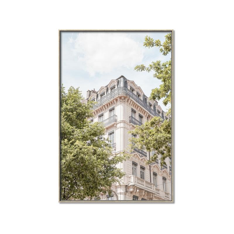 Picture of Paris in Green Spring _GroupedProduct_Rectangle_Portrait_Photography _GroupedProduct_Rectangle_Portrait_Canvas_Framed_