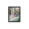 Picture of Green Hotel Pool _GroupedProduct_Rectangle_Portrait_Photography _GroupedProduct_Rectangle_Portrait_Framed_Matted_