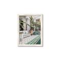 Picture of Green Hotel Pool _GroupedProduct_Rectangle_Portrait_Photography _GroupedProduct_Rectangle_Portrait_Framed_Matted_