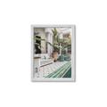 Picture of Green Hotel Pool _GroupedProduct_Rectangle_Portrait_Photography _GroupedProduct_Rectangle_Portrait_Framed_Matted_