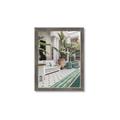 Picture of Green Hotel Pool _GroupedProduct_Rectangle_Portrait_Photography _GroupedProduct_Rectangle_Portrait_Framed_Matted_