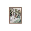 Picture of Green Hotel Pool _GroupedProduct_Rectangle_Portrait_Photography _GroupedProduct_Rectangle_Portrait_Framed_Matted_