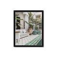 Picture of Green Hotel Pool _GroupedProduct_Rectangle_Portrait_Photography _GroupedProduct_Rectangle_Portrait_Framed_Matted_