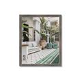 Picture of Green Hotel Pool _GroupedProduct_Rectangle_Portrait_Photography _GroupedProduct_Rectangle_Portrait_Framed_Matted_