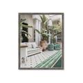 Picture of Green Hotel Pool _GroupedProduct_Rectangle_Portrait_Photography _GroupedProduct_Rectangle_Portrait_Framed_Matted_