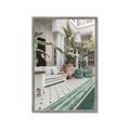 Picture of Green Hotel Pool _GroupedProduct_Rectangle_Portrait_Photography _GroupedProduct_Rectangle_Portrait_Framed_Matted_