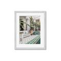 Picture of Green Hotel Pool _GroupedProduct_Rectangle_Portrait_Photography _GroupedProduct_Rectangle_Portrait_Framed_Matted_