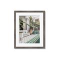 Picture of Green Hotel Pool _GroupedProduct_Rectangle_Portrait_Photography _GroupedProduct_Rectangle_Portrait_Framed_Matted_
