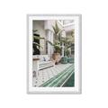 Picture of Green Hotel Pool _GroupedProduct_Rectangle_Portrait_Photography _GroupedProduct_Rectangle_Portrait_Framed_Matted_