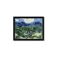 Picture of Vincent Van Gogh's Olive Trees With the Alpilles (1889) _GroupedProduct_Rectangle_Landscape_Framed_Matted_