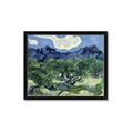 Picture of Vincent Van Gogh's Olive Trees With the Alpilles (1889) _GroupedProduct_Rectangle_Landscape_Framed_Matted_