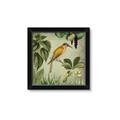 Picture of Yellow Nostalgic Tropical Birds _GroupedProduct_Square_Framed_Matted_