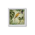 Picture of Yellow Nostalgic Tropical Birds _GroupedProduct_Square_Framed_Matted_