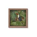 Picture of Tropical Paradise Toucan Bird _GroupedProduct_Square_Framed_Matted_