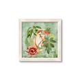 Picture of Tropical Paradise Cockatoos Bird _GroupedProduct_Square_Framed_Matted_