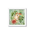 Picture of Tropical Paradise Cockatoos Bird _GroupedProduct_Square_Framed_Matted_