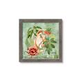 Picture of Tropical Paradise Cockatoos Bird _GroupedProduct_Square_Framed_Matted_