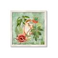 Picture of Tropical Paradise Cockatoos Bird _GroupedProduct_Square_Framed_Matted_