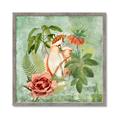 Picture of Tropical Paradise Cockatoos Bird _GroupedProduct_Square_Framed_Matted_