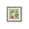 Picture of Tropical Paradise Cockatoos Bird _GroupedProduct_Square_Framed_Matted_