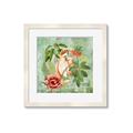 Picture of Tropical Paradise Cockatoos Bird _GroupedProduct_Square_Framed_Matted_