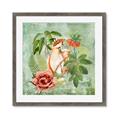 Picture of Tropical Paradise Cockatoos Bird _GroupedProduct_Square_Framed_Matted_