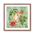 Picture of Tropical Paradise Cockatoos Bird _GroupedProduct_Square_Framed_Matted_