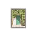 Picture of Green Door with Lush Leaves _GroupedProduct_Rectangle_Portrait_Photography _GroupedProduct_Rectangle_Portrait_Framed_Matted_