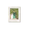 Picture of Green Door with Lush Leaves _GroupedProduct_Rectangle_Portrait_Photography _GroupedProduct_Rectangle_Portrait_Framed_Matted_