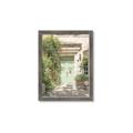 Picture of Pastel Green Door in Spring _GroupedProduct_Rectangle_Portrait_Photography _GroupedProduct_Rectangle_Portrait_Framed_Matted_