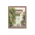 Picture of Pastel Green Door in Spring _GroupedProduct_Rectangle_Portrait_Photography _GroupedProduct_Rectangle_Portrait_Framed_Matted_