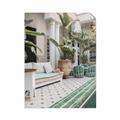 Picture of Green Hotel Pool _GroupedProduct_Rectangle_Portrait_Photography _GroupedProduct_Rectangle_Portrait_Unframed_Print_Only_
