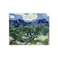 Picture of Vincent Van Gogh's Olive Trees With the Alpilles (1889) _GroupedProduct_Rectangle_Landscape_Unframed_Print_Only_