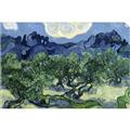 Picture of Vincent Van Gogh's Olive Trees With the Alpilles (1889) _GroupedProduct_Rectangle_Landscape_Unframed_Print_Only_