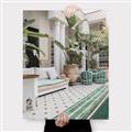 Picture of Green Hotel Pool _GroupedProduct_Rectangle_Portrait_Photography _GroupedProduct_Rectangle_Portrait_Canvas_