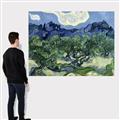 Picture of Vincent Van Gogh's Olive Trees With the Alpilles (1889) _GroupedProduct_Rectangle_Landscape_Canvas_