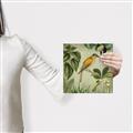 Picture of Yellow Nostalgic Tropical Birds _GroupedProduct_Square_Canvas_