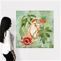 Picture of Tropical Paradise Cockatoos Bird _GroupedProduct_Square_Canvas_