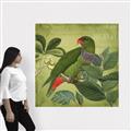 Picture of Vintage Tropical Birds II _GroupedProduct_Square_Canvas_