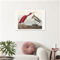 Picture of Vintage Scarlet Ibis Bird _GroupedProduct_Rectangle_Landscape_Canvas_