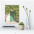 Picture of Green Door with Lush Leaves _GroupedProduct_Rectangle_Portrait_Photography _GroupedProduct_Rectangle_Portrait_Canvas_