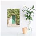 Picture of Green Door with Lush Leaves _GroupedProduct_Rectangle_Portrait_Photography _GroupedProduct_Rectangle_Portrait_Canvas_