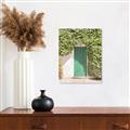 Picture of Green Door with Lush Leaves _GroupedProduct_Rectangle_Portrait_Photography _GroupedProduct_Rectangle_Portrait_Canvas_