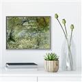 Picture of Vincent Van Gogh's River Bank In Springtime (1887) _GroupedProduct_Rectangle_Landscape_Canvas_Framed_